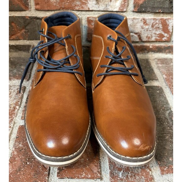 Freeman 1921 Evan Chukka Boots Men’s 10W Brown Memory Foam Casual Dress Shoes